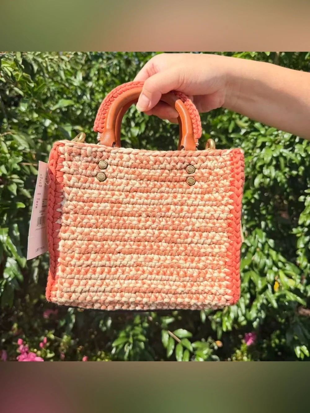 NWT COACH Rogue 20 With Crochet CJ635